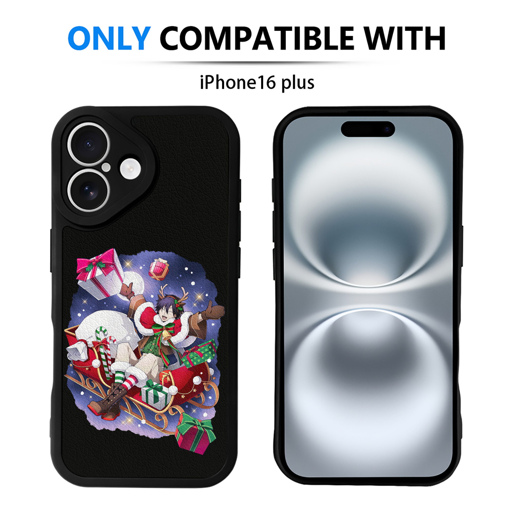 （画像用） 文豪ストレイドッグス Bungo Stray Dogs 【iPhone 16シリーズ対応】シリコンスマホケース（レザー調） 材質：シリコン
